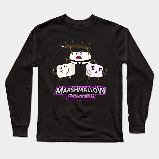 Marshmallow Fighters Long Sleeve T-Shirt by tottlekopp